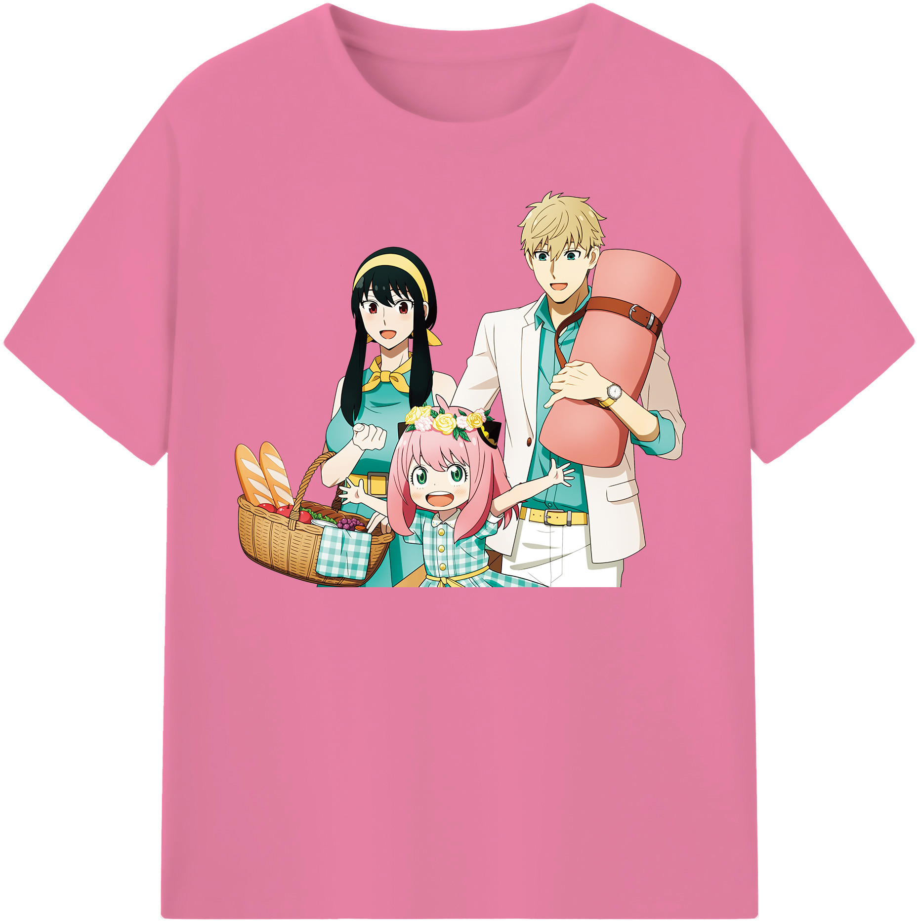 （画像用） SPY×FAMILY间谍家家酒 綿100％半袖Tシャツ（フロントプリント）